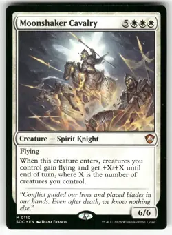 Moonshaker Cavalry 110 Commander: Secrets of Strixhaven Magic: The Gathering NM - Image 1