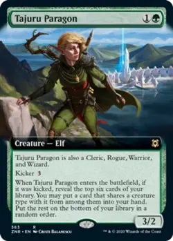 x1 Tajuru Paragon - Extended Art - Zendikar Rising - NM - MTG - Image 1