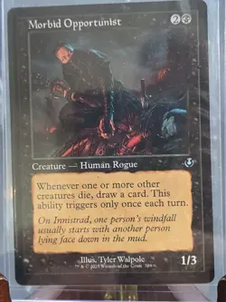 Morbid Opportunist (Retro Frame) Innistrad Remastered MTG Regular Lightly Played - Image 3