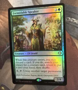 MTG - Formidable Speaker (176/451) - FOIL Rare Lorwyn Eclipsed - Near Mint NM - Image 2