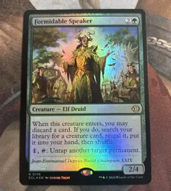 MTG - Formidable Speaker (176/451) - FOIL Rare Lorwyn Eclipsed - Near Mint NM - Image 4