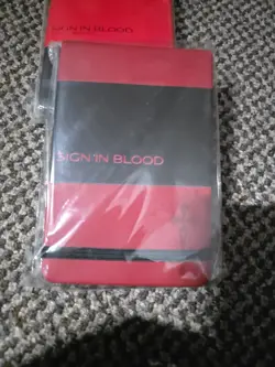 Sign In Blood Spellbooks Life Total Notepads for MtG. Lot of 3: 2 Black, 1 Red - Image 3