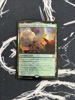 MTG Foil - Yavimaya, Cradle of Growth (Ripple Foil) - 409 / NM / English - Image 1