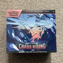 Pokemon TCG Mega Evolution—Chaos Rising Elite Trainer Box English 9 packs ✅ - Image 1