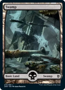 x1 Swamp (274) - Zendikar Rising - NM - MTG - Image 1
