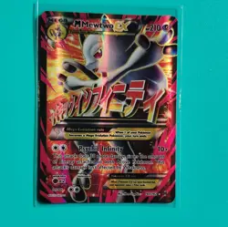Pokemon TCG Mega Mewtwo EX 160/162 Full Art XY Breakthrough - Image 1