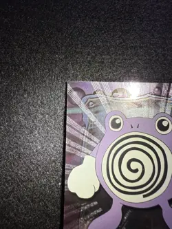 Pokemon Poliwhirl Topps TV Animation Foil 1999 Black Logo #61 in LP+ condition! - Image 2