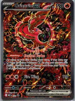 Oricorio ex 024 Holo Promo ME: Mega Evolution Promo Pokemon Holo Near Mint - Image 1