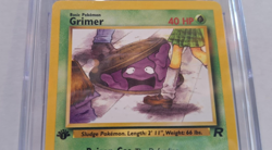 Pokemon- Grimer- 1st Edition #57/82- Team Rocket- CGC 8.5 NM/Mint+ - Image 3