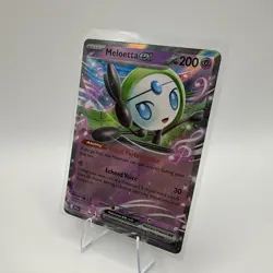 Pokemon TCG Black Bolt 044/086 - Meloetta ex - Holofoil Double Rare NM - Image 3