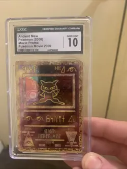 2000 Pokemon Movie Promo Ancient Mew CGC 10 GEM MINT - Image 1