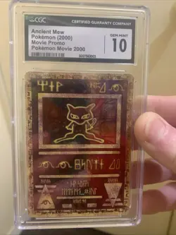 2000 Pokemon Movie Promo Ancient Mew CGC 10 GEM MINT - Image 3