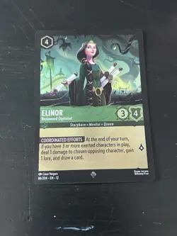 Disney Lorcana NEW wilds unknown Foil Elinor - Renowned Diplomat 86/204 - Image 1