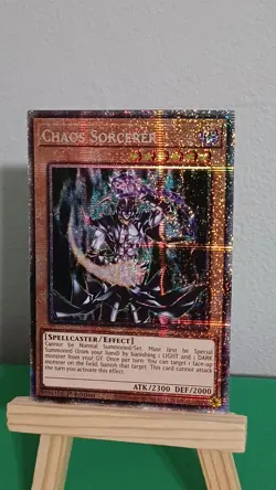 2025 Yugioh Chaos Sorcerer MP25-EN019 Starlight Rare 1st Edition - Image 2
