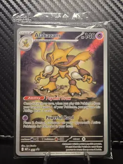 Pokemon TCG Alakazam 009 Mega Evolutions ETB Promo Sealed NM - Image 1
