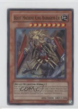 Beast Machine King Barbaros Ur (Super Rare) Unlimited YuGiOh Ancient Prophecy - Image 1