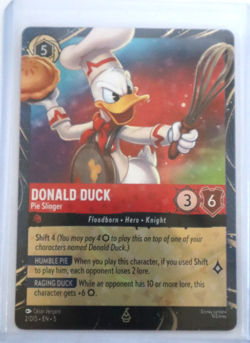 Disney LORCANA Epcot Quest Ravensburger Exclusive DONALD DUCK Card - Image 1