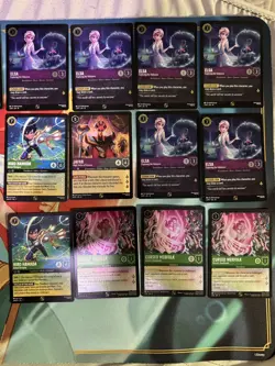Huge Lorcana 25 cards promo Lot fabled whispers Jafar archazia elsa tinker bell - Image 3