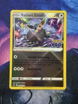 Radiant Eevee SWSH230 SWSH: Sword & Shield Promo Cards Holo - NM - Image 1