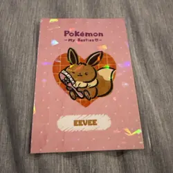 Pokemon Besties Eevee Cracked Ice Holo Electric Card Database Peru Us Seller - Image 1