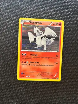 Reshiram BW004 Black Star Promo Holo Pokemon Card - Image 1