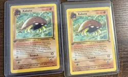 Pokemon TCG 1st Edition Fossil KABUTO Tcg Poke MP First Lot Card Wizard WOC - Image 1