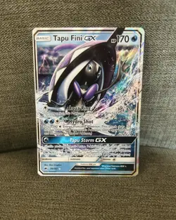 Tapu Fini GX 39/147 Burning Shadows Rare Holo Pokemon Card NM - Image 1