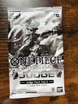 One Piece Card Game TCG Promo Judge Pack Vol. 3 *Sealed English Version - Image 1