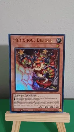 2025 Yugioh Mimighoul Dragon MP25-EN235 Ultra Rare 1st Edition - Image 1