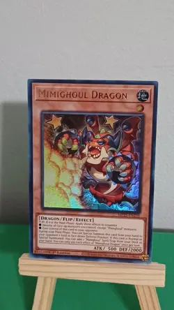 2025 Yugioh Mimighoul Dragon MP25-EN235 Ultra Rare 1st Edition - Image 2