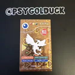 Pokemon Card Peru Pokedex Gold Shadow Lugia - Image 2