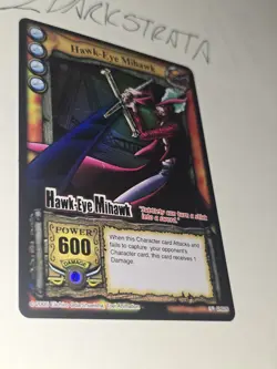 One Piece Collectible Card Game Hawk Eye Mihawk SR CH026 - Image 3