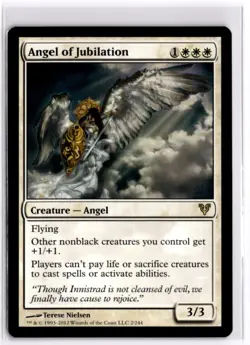 Angel of Jubilation Avacyn Restored 2 LP x1 MTG Magic: the Gathering - Image 1