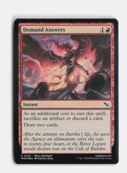Demand Answers 122 Foil Murders at Karlov Manor MTG NM - Image 1