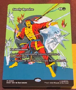 Steely Resolve Borderless Marvel Super Heroes Mtg Nm 0083 - Image 5
