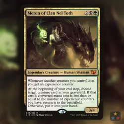 1x Meren of Clan Nel Toth MTG Commander 2015 NM - Image 1