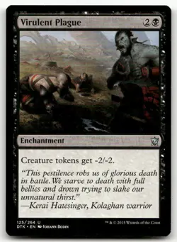 Virulent Plague #125 (NM) Dragons of Tarkir DTK Magic MTG - Image 1
