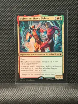 Wolverine, Fierce Fighter Rare #240 Marvel Super Heroes Magic: The Gathering - Image 1