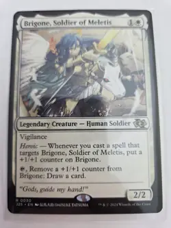 mtg, 1x Brigone, Soldier of Meletis, -Foundations Jumpstart, NM - Image 1
