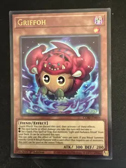 Yugioh! Griffoh CORI-EN004 Ultra Rare 1st Ed NM - Image 1