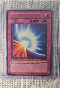 Yugioh Mirror Force 1st Edition MRD-138 Holo HP - Image 1