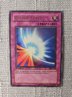 Yugioh Mirror Force 1st Edition MRD-138 Holo HP - Image 3