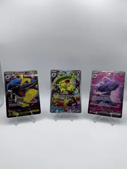 Pokemon TCG Phantasmal Flames Full Art Holo 3-Card Lot Sharpedo EX + More - Image 1
