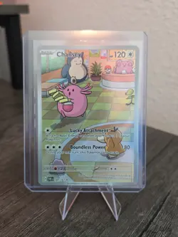 Pokemon TCG Chansey Illustration Twilight Masquerade Card 187/167 - Image 1