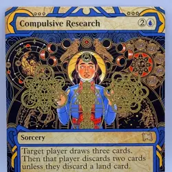 Compulsive Research 014/063 R Strixhaven Mystical Archive MTG Blue Sorcery Card - Image 1