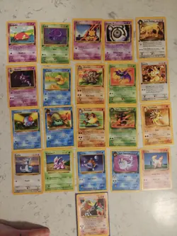 Pokemon MP/LP Lot: 20 Cards, 1 Holo, 4 1st Editions, 1 shadowless. All From 1999 - Image 4