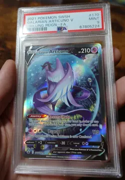 Galarian Articuno V 170/198 PSA 9 Chilling Reign Full Art Pokemon Card Graded - Image 3
