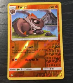 Pokemon Forbidden Light Tyrunt Reverse Holo Uncommon Card 68/131 LP - Image 1