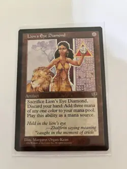 Magic the Gathering Lion's Eye Diamond Mirage Regular (MTG) Rare - Image 1