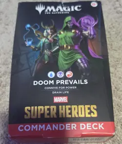 Magic: the Gathering - Marvel Super Heroes Commander - Doom Prevails DAMAGED BOX - Image 1